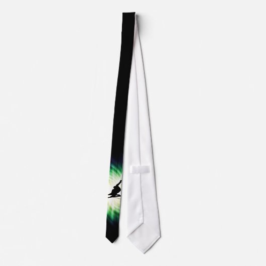 雪のスキーギフト ネクタイ (裏面)