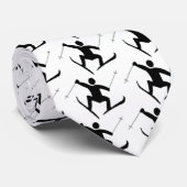 雪のスキー ネクタイ (ロール)