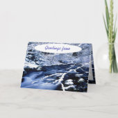 雪のストリーム –  カード (正面)