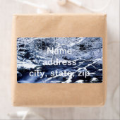 雪のストリーム –  ラベル (インサイチュ)