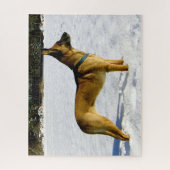 雪のスパイク ジグソーパズル (縦)