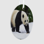 雪のスミソニアン|ジャイアントパンダ オーナメント (正面)