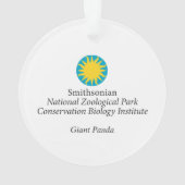 雪のスミソニアン|ジャイアントパンダ オーナメント (裏面)