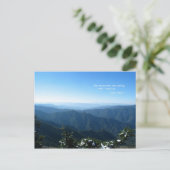 雪のスモーキー山脈：山々が呼んでいる…ジョン・ミュア ポストカード (スタンド正面)