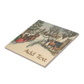 雪のタイルに切り込み、オランダの外観、パーソナライズ タイル (側面)