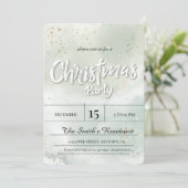 雪のダイヤモンド壁紙、黄金の装飾 招待状 (スタンド正面)