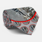 雪のダウンウッドペッカー – オリジナル写真 ネクタイ (ロール)