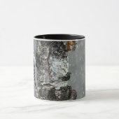 雪のダウンウッドペッカー – オリジナル写真 マグカップ (中央)