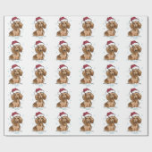 雪のダシュント ラッピングペーパー (フラット)