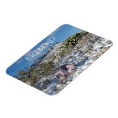 雪のチソス山脈、大きな曲げ マグネット (左側)