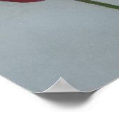 雪のチューリップ ポスター (角)