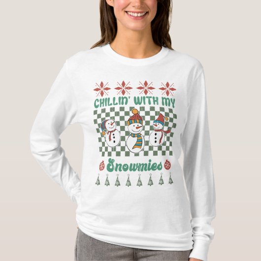 雪のチリ – Winter Wonderland Tシャツ (正面)