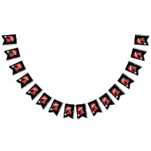 「雪のデッキ・ザ・ホールズ コレクション バンティング バナー」