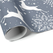 雪のトナカイ ラッピングペーパー (ロールコーナー)