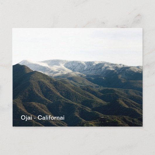 雪のトパトパ ポストカード (正面)