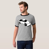 雪のトラックのすき Tシャツ (正面フル)