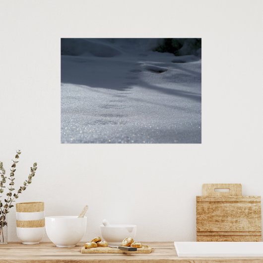 雪のトラック ポスター (キッチン)