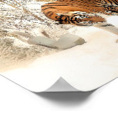 雪のトラ ポスター (角)