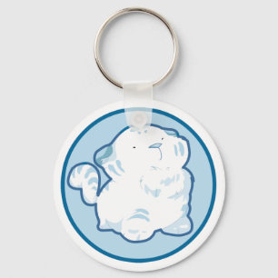 雪のトラKeychain キーホルダー