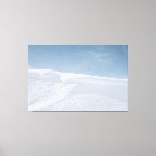 雪のドリフト キャンバスプリント (正面)