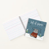 雪のノートを置く ノートブック (内部)