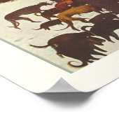 雪のハンターズピエーターBrueghel長老1565 ポスター (角)