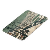 雪のハンター – 1565年1月 マグネット (左側)