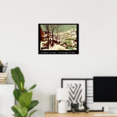 雪のハンター – 1565 ポスター (ホームオフィス)