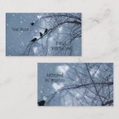 雪のハート 名刺 (正面/裏面)