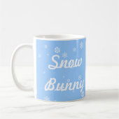 雪のバニー コーヒーマグカップ (左)