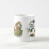 雪のバニー コーヒーマグカップ (中央)