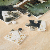 雪のパズルのPieter Bruegelのハンター ジグソーパズル (側面)