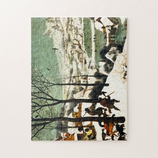 雪のパズルのPieter Bruegelのハンター ジグソーパズル (縦)