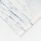 雪のパロミノ四分の馬 フリースブランケット (角)