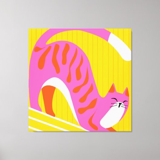 雪のヒゲ キャンバスプリント (正面)