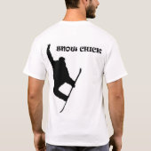 雪のヒック Tシャツ (裏面)