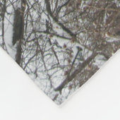 雪のビーグル犬の子犬のフリースブランケット フリースブランケット (角)