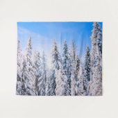 雪のピンタウン タペストリー (正面(横))