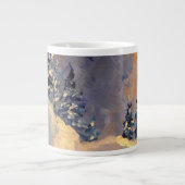 雪のピーク2009年の霧 ジャンボコーヒーマグカップ (正面)