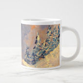 雪のピーク2009年の霧 ジャンボコーヒーマグカップ (右)