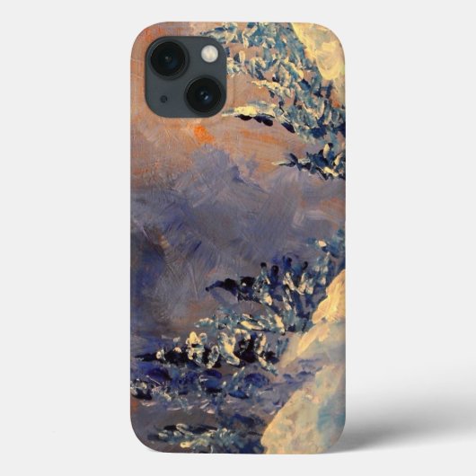 雪のピーク2009年の霧 Case-Mate iPhoneケース (裏面)