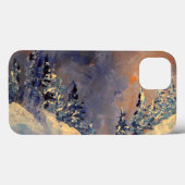 雪のピーク2009年の霧 Case-Mate iPhoneケース (裏面 (横))