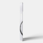 雪のフェイシャルを受ける幸せな仏像 Case-Mate iPhoneケース (裏面 / 右)