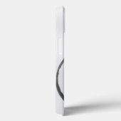 雪のフェイシャルを受ける幸せな仏像 Case-Mate iPhoneケース (裏面 / 右)