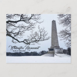 雪のフェニックス公園，ダブリン，アイルランド ポストカード