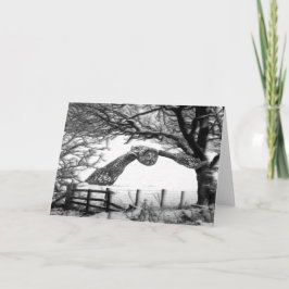 雪のフクロウの飛行 シーズンカード