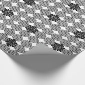 雪のフレーク – 人生の花 ラッピングペーパー (角)