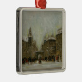 雪のブダペスト メタルオーナメント (右)