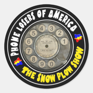 雪のプラウショーシール ラウンドシール