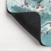 雪のプラム花 マウスパッド (コーナー)